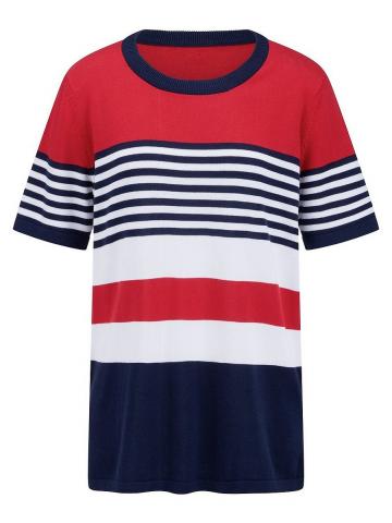 Пуловер с круглым вырезом