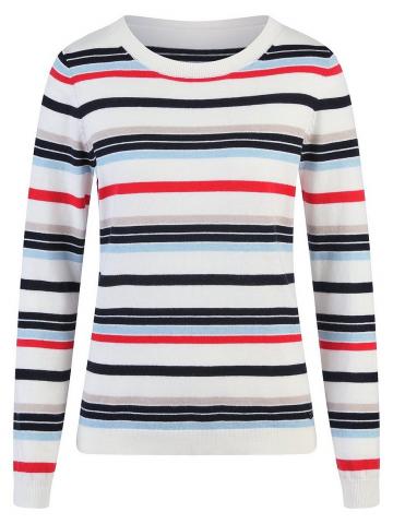 Пуловер с круглым вырезом