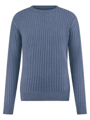 Пуловер с круглым вырезом