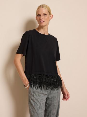 Кофта с круглым вырезом