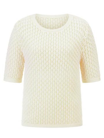 Пуловер с круглым вырезом