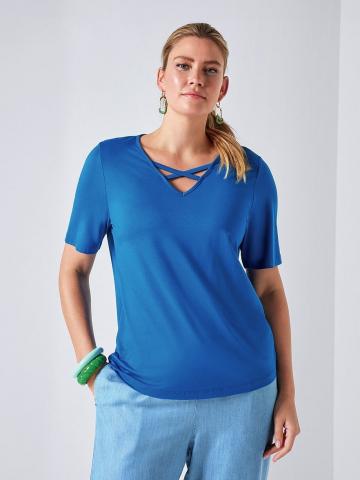 Кофта с вырезом V