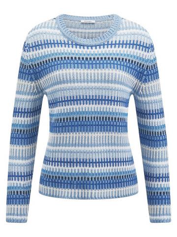 Пуловер с круглым вырезом