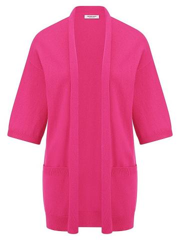 Длинная вязаная кофта