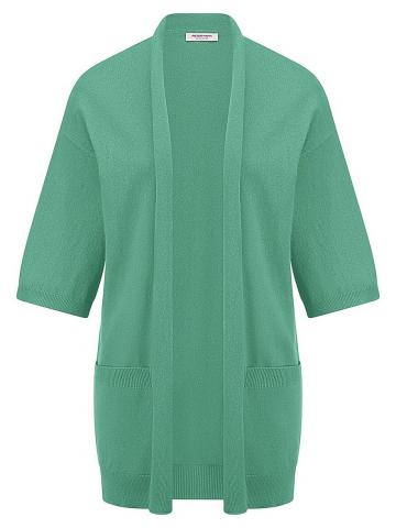 Длинная вязаная кофта