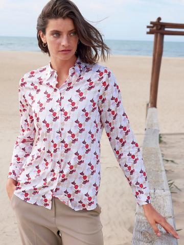 Блузка с длинным рукавом