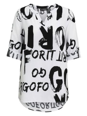 Длинная блузка