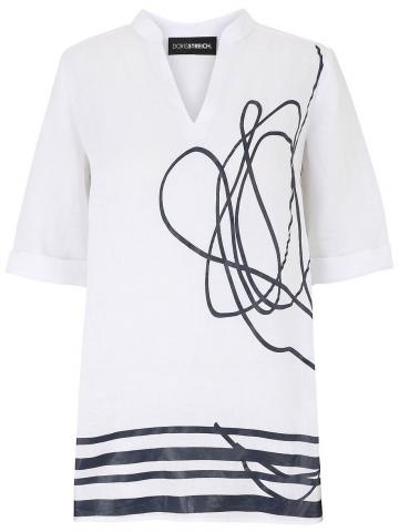 Длинная блузка