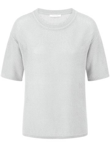 Пуловер с круглым вырезом