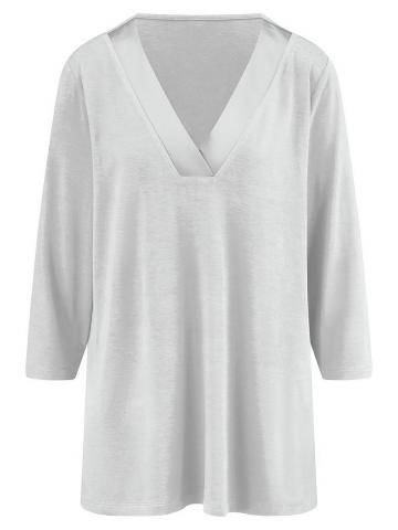 Кофта с вырезом V