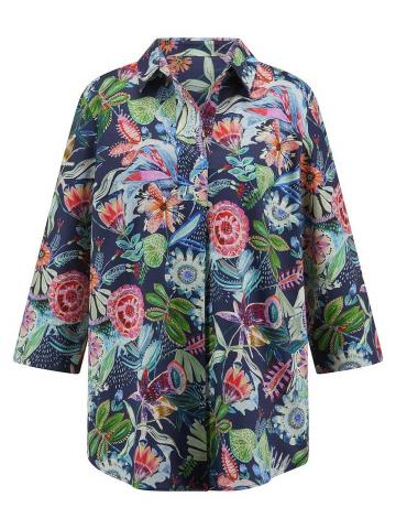 Длинная блузка