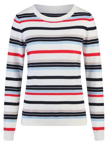 Пуловер с круглым вырезом