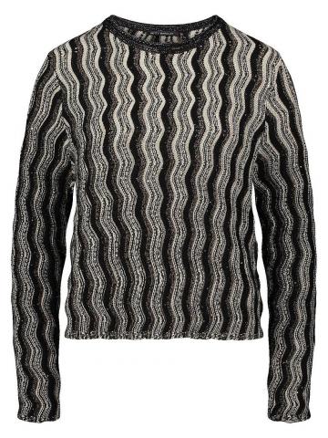 Пуловер с круглым вырезом