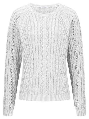 Пуловер с круглым вырезом