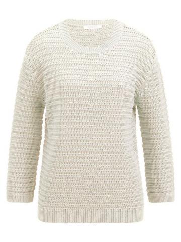 Пуловер с круглым вырезом