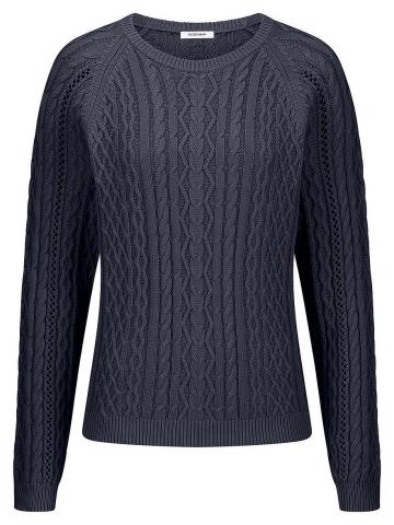 Пуловер с круглым вырезом