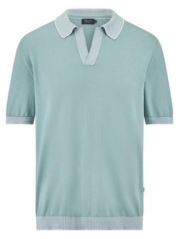 Пуловер с воротником поло