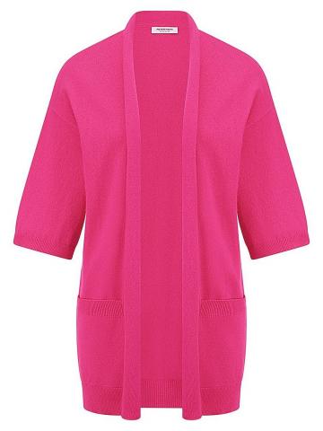 Длинная вязаная кофта