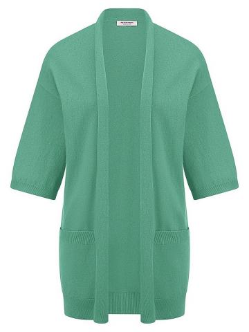 Длинная вязаная кофта