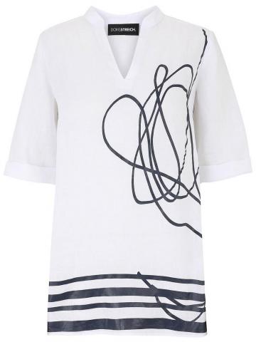 Длинная блузка