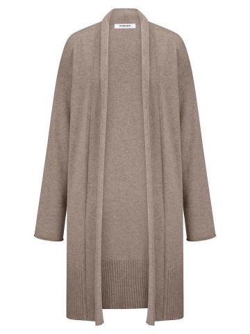 Длинная вязаная кофта