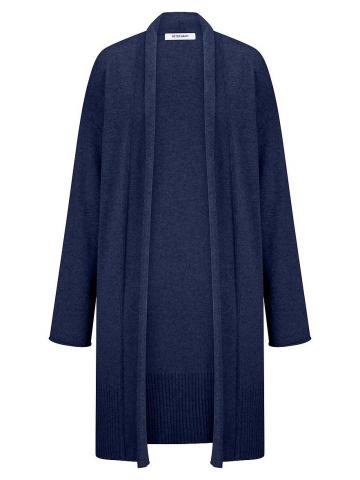 Длинная вязаная кофта