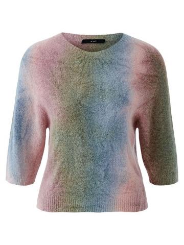 Пуловер с круглым вырезом