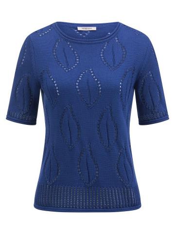 Пуловер с круглым вырезом