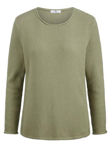 Пуловер с круглым вырезом