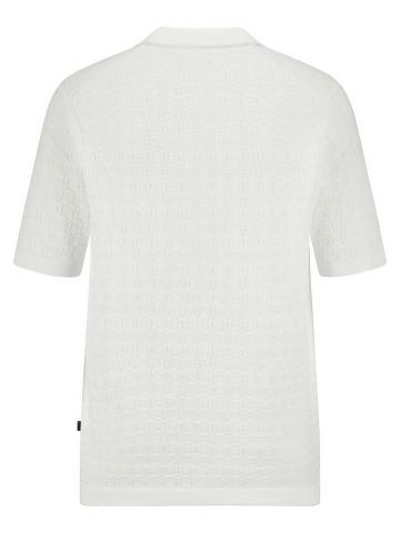 Пуловер с воротником поло