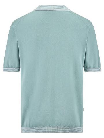 Пуловер с воротником поло