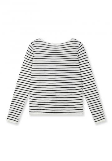 Пуловер в полоску