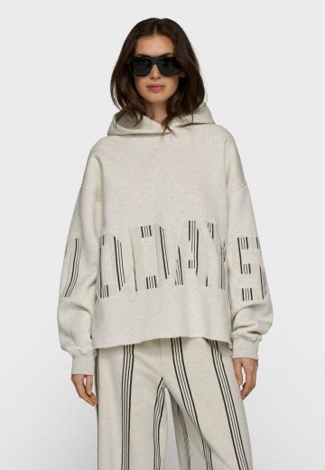 Пуловер с капюшоном