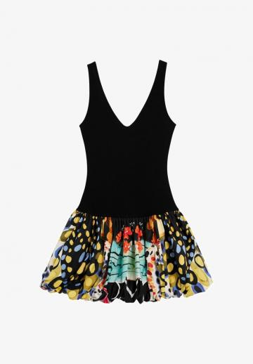 Вязаное платье