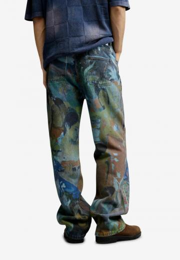 Прямые джинсы