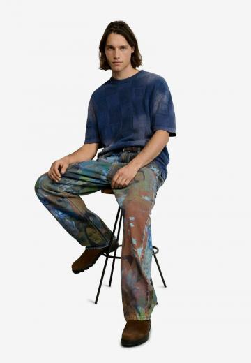 Прямые джинсы