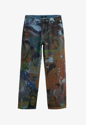 Прямые джинсы