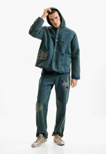 Прямые джинсы