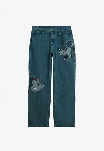 Прямые джинсы