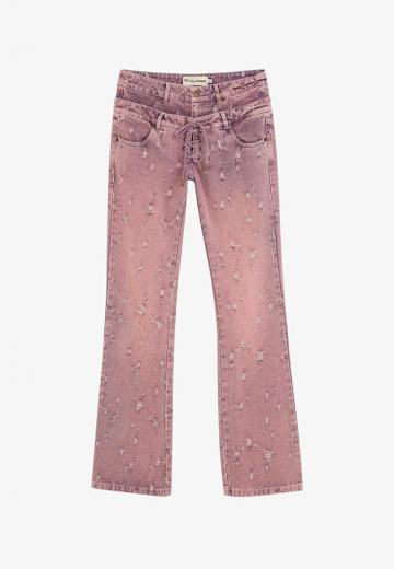 Прямые джинсы