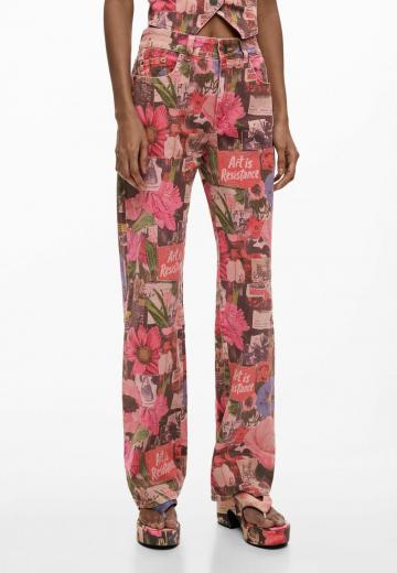 Прямые джинсы