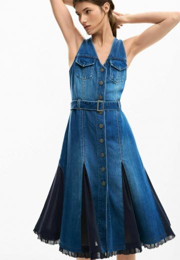 Джинсовое платье
