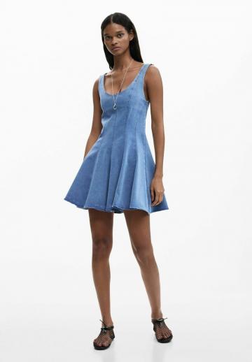 Джинсовое платье