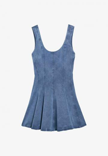 Джинсовое платье