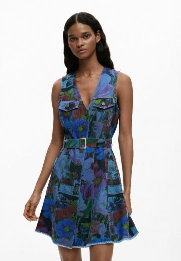 Джинсовое платье