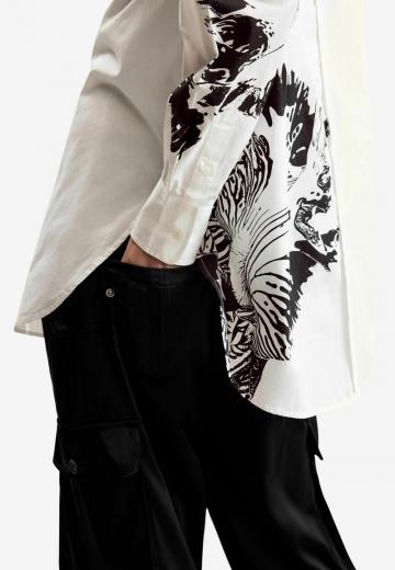 Длинная блузка