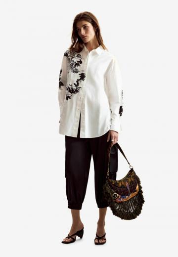 Длинная блузка