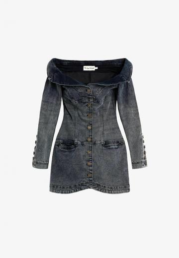 Джинсовый комбинезон