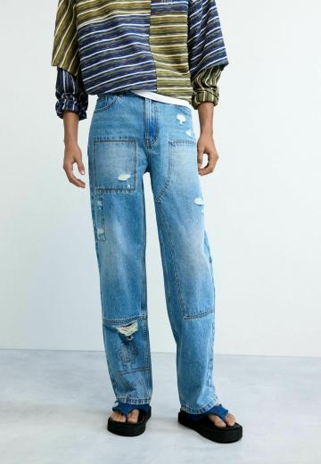 Прямые джинсы