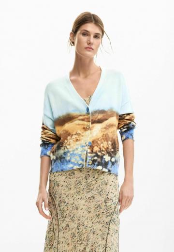 Вязаная кофта